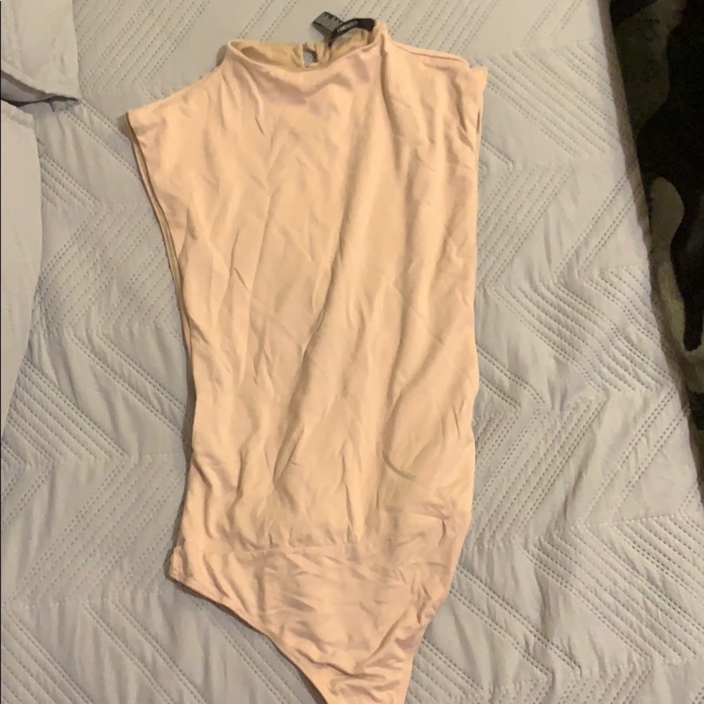 Turtle neck bodysuit.